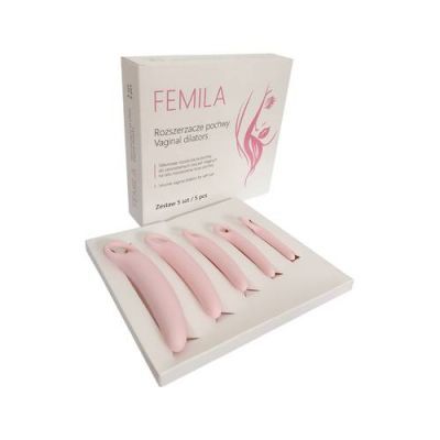 FEMILA Rozszerzacze pochwy - Dilatory pochwy z uchwytem, 5 szt.