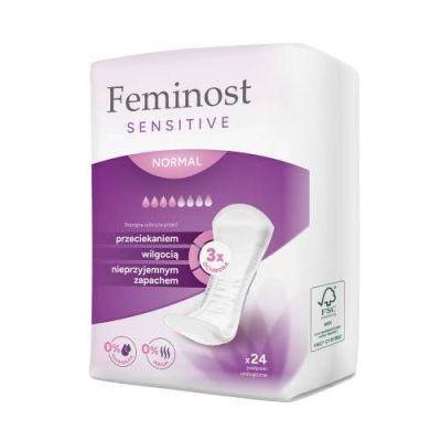 Feminost Sensitive Normal Podpaski urologiczne, 24 szt.