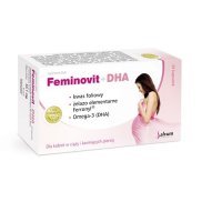 FEMINOVIT + DHA 30 kapsułek DATA WAŻNOŚCI 30.04.2024