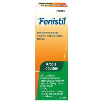 Fenistil 1 mg/ml krople doustne, 20 ml