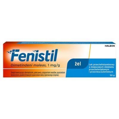 Fenistil żel 1 mg/g 50 g KRÓTKA DATA 31.10.2026