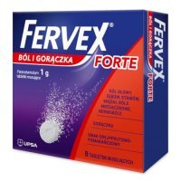Fervex Ból i gorączka Forte, 8 tabletek musujących
