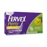 FERVEX Phyto Gardło i Kaszel, 20 pastylek KRÓTKA DATA 31.07.2026