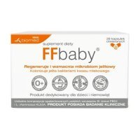 FFbaby, - probiotyk dla noworodków od pierwszych dni życia 28 kapsułek KRÓTKA DATA 31.03.2025