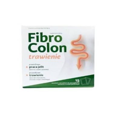 FIBROCOLON Trawienie proszek 15 saszetek