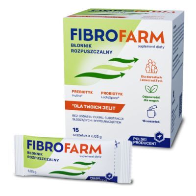 Fibrofarm błonnik rozpuszczalny 6,05g x 15sasz.