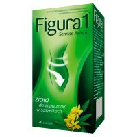 FIGURA 1 z senesem FIX 20 saszetek na zaparcia, senes