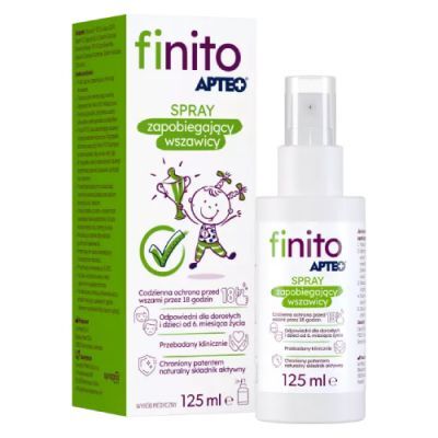 Finito Apteo Spray zapobiegający wszawicy, 125 ml