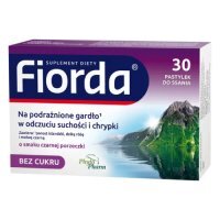 Fiorda o smaku czarnej porzeczki, 30 pastylek