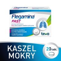 FLEGAMINA FAST 8 mg 20 tabletek ulegających rozpadowi w jamie ustnej
