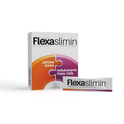 FLEXASLIMIN, 30 saszetek - wsparcie zdrowia stawów i redukcji masy ciała