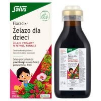 Floradix Żelazo dla dzieci, 250 ml