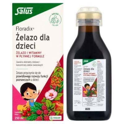 Floradix Żelazo dla dzieci, 250 ml