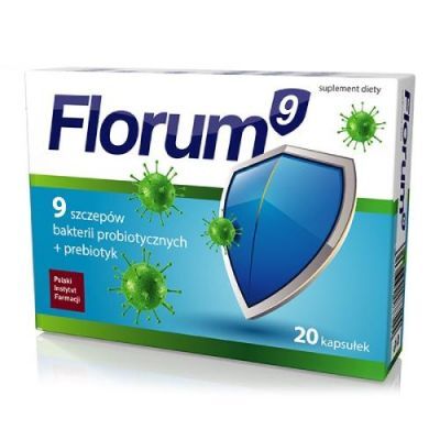 Florum 9 Synbiotyk, 20kaps. Polski Instytut Farmacji