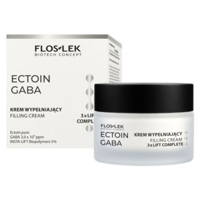 Flos-Lek Ectoin Gaba Krem wypełniający do twarzy 3 x Lift Complete, 50 ml