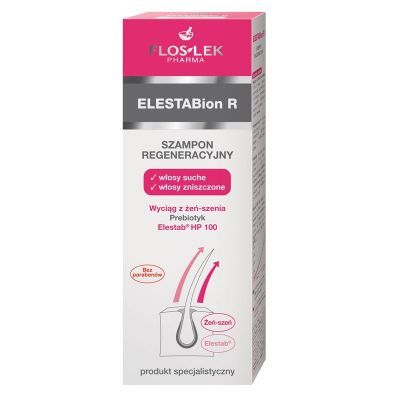 FLOSLEK ELESTAbion R Szampon regeneracyjny - włosy suche i zniszczone 150 ml