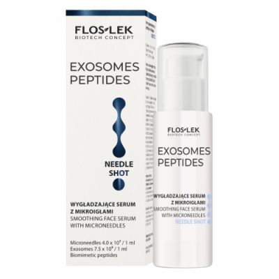 Flos-Lek Exosomes Peptides Wygładzające serum do twarzy z mikroigłami Needle Shot, 30 ml