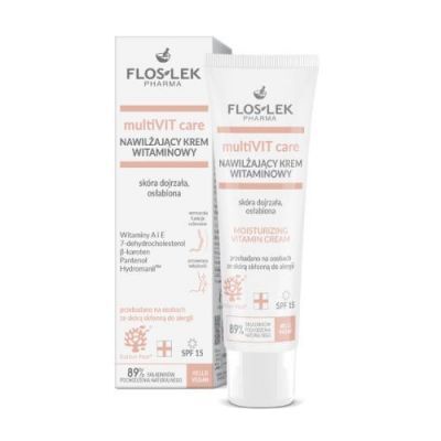 FLOS-LEK MultiVIT Care Nawilżający Krem witaminowy SPF15 na dzień, 50ml