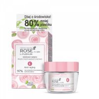 FLOSLEK ROSE FOR SKIN różany krem przeciwzmarszczkowy na noc 50 ml ECO zestaw