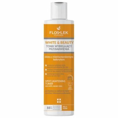 FLOS-LEK White&Beauty Tonik wybielający przebarwienia, 225ml