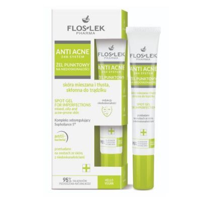 FLOS-LEK Żel punktowy na niedoskonałości, 20ml