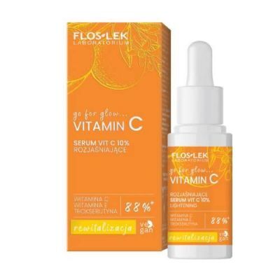 FLOSLEK Go For Glow Vitamin C 10% Serum rozjaśniające, 30ml