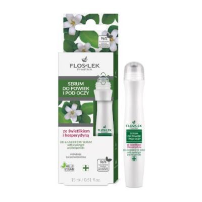 Floslek Serum do powiek i pod oczy ze świetlikiem i hesperydyną, 15 ml