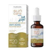 FLOSLEK SUN CARE DERMA SUN DROPS Multifunkcyjne serum anti-aging SPF20 30 ml