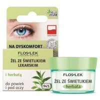 FLOSLEK Żel ze świetlikiem i HERBATĄ do powiek i pod oczy 10 g [słoiczek]