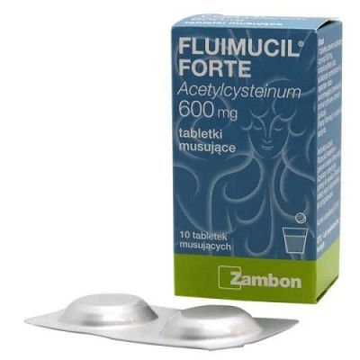 FLUIMUCIL FORTE 600 mg 10 tabletek musujących