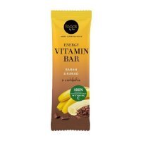 FOODS BY ANN Energy Vitamin Bar Baton Banan &amp; Kakao, 35g KRÓTKA DATA 09.11.2024