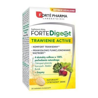 FORTE PHARMA Forte Digest Trawienie Active, 20tabl. musujących KRÓTKA DATA 30.11.2024