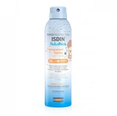 ISDIN FOTOPROTECTOR Pediatrics WET SKIN SPF50 transparent spray na mokrą skórę 250 ml
