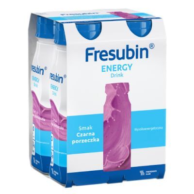 Fresubin Energy Drink smak czarna porzeczka, 4 x 200 ml