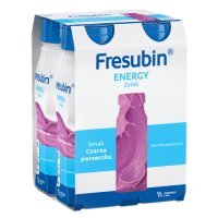 Fresubin Energy Drink smak czarna porzeczka, 4 x 200 ml