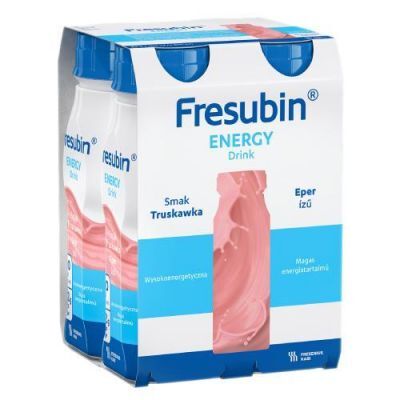Fresubin Energy Drink smak truskawka, 4 x 200 ml KRÓTKA DATA 30.04.2026