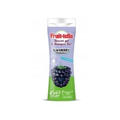 Fruittella 2w1 żel pod prysznic i szampon jeżyna, 300ml
