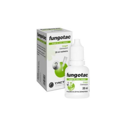 FUNGOTAC 0,01g/ml krople do uszu 20 ml