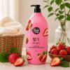 Aekyung Showermate Natural Strawberry Żel pod prysznic, 1,2 l