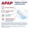 APAP (Paracetamol 500 mg) 24 tabletki, ból, gorączka