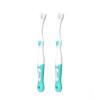 BRUSHBABY FirstBrush Szczoteczka do zębów dla dzieci 0-18 miesięcy, 2szt.