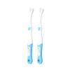 BRUSHBABY FirstBrush Szczoteczka do zębów dla dzieci 0-18 miesięcy, 2szt.