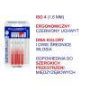 ELGYDIUM CLINIC MONO COMPACT 4 Szczoteczki do przestrzeni międzyzębowych - czerwone