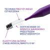 ELGYDIUM CLINIC MONO COMPACT 5 Szczoteczki do przestrzeni międzyzębowych - purpurowe