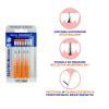 Elgydium Clinic Mono Compact Szczoteczka do przestrzeni międzyzębowych 1,2 mm, 4 szt.
