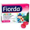 Fiorda Junior smak malinowy, 15 pastylek
