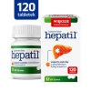 Hepatil, 120 tabl. - wsparcie wątroby w prawidłowym funkcjonowaniu