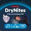 HUGGIES DRYNITES BOYS 4-7 LAT (17-30kg) pieluchomajtki, 10 szt.