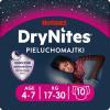 HUGGIES DRYNITES GIRLS 4-7 LAT (13-30kg) pieluchomajtki, 10 szt.