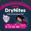 HUGGIES DRYNITES GIRLS 8-13 lat (30-48kg) pieluchomajtki, 9 sztuk